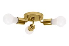 Toolight Stropna svetilka Triple Plafond Metal APP704-3C Gold