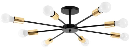 Toolight Svetilka Spider 8 APP502-8C Črna