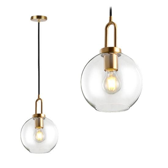 Toolight Stropna viseča steklena krogla 20cm APP629-1CP