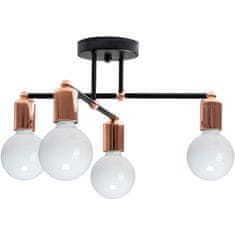 Toolight Viseča štirikotna stropna svetilka 392200 Pink Gold
