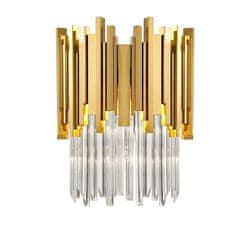 Toolight Kristalna stenska svetilka APP602-W Gold