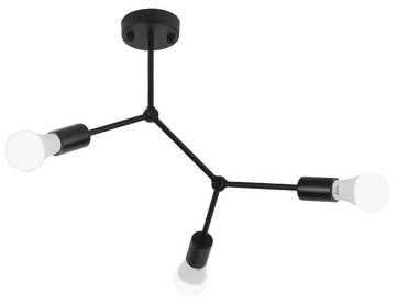 Toolight KLASIČNA STROPNA SVETILKA APP736-3C Black