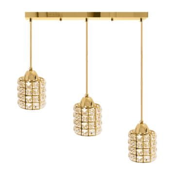 Toolight Kristalna stropna svetilka APP725-3CP Zlata