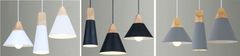 Toolight Stropna svetilka SCANDI SET CP Bela