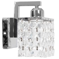 Toolight Kristalna kovinska stenska svetilka APP543-1W CHROM