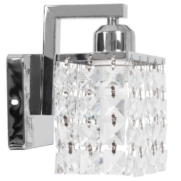 Toolight Kristalna kovinska stenska svetilka APP543-1W CHROM