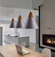 Toolight Stropna viseča svetilka Scandi A Grey