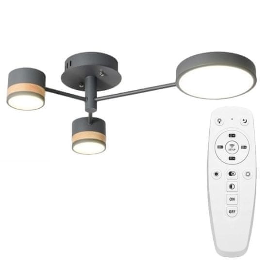 Toolight STROPNA SVETILKA SIVA APP530-3C