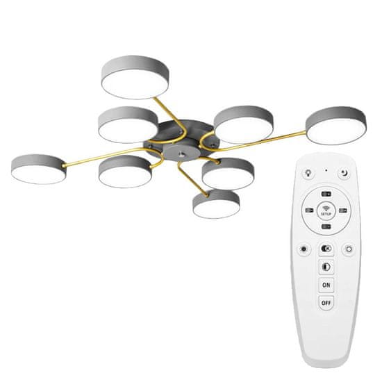 Toolight Svetilka SUFFIT LAMP APP532-8C Siva