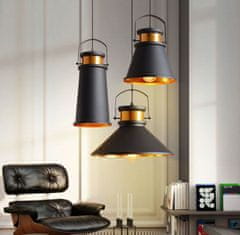 Toolight Stropna svetilka ASTI ABC Black