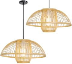 Toolight STROPNA VISEČA SVETILKA BOHO NARAVNA APP887-1CP