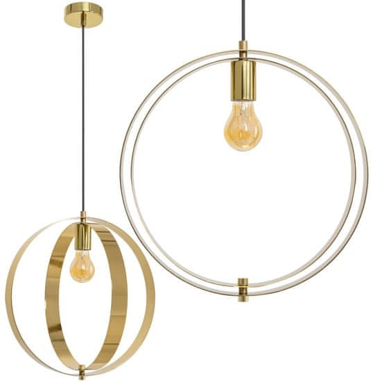 Toolight GLAMOUR VESELI SUSPENSION LAMP APP961-1CP Zlata
