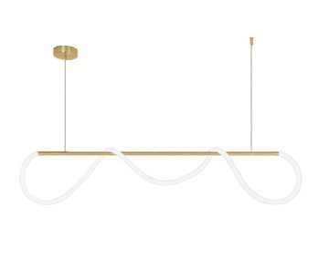 Toolight LED stropna svetilka APP854-CP Long Gold