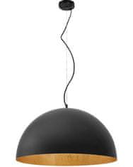 Toolight Kovinska skleda viseča stropna svetilka 50cm APP379-1CP Black