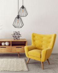 Toolight Stropna viseča svetilka Double Loft Metal 392196