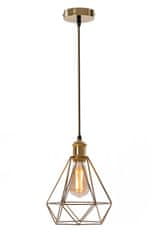 Toolight DIAMOND PENDING LAMP 392197 Svetlo zlato