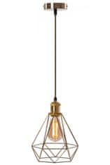 Toolight DIAMOND PENDING LAMP 392197 Svetlo zlato