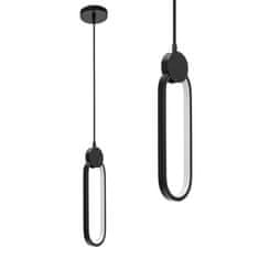 Toolight LED viseča stropna svetilka APP851-CP Black