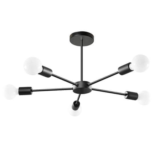 Toolight Svetilka Spider 5 APP1024-5CP Črna