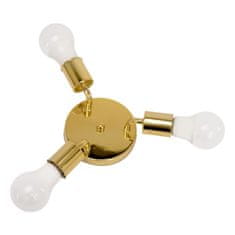 Toolight Stropna svetilka Triple Plafond Metal APP704-3C Gold