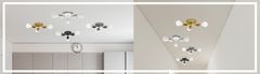 Toolight Stropna svetilka Triple Plafond Metal APP704-3C Gold