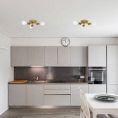 Toolight Stropna svetilka Triple Plafond Metal APP704-3C Gold