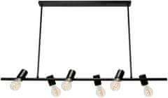 Toolight Industrijska kovinska stropna svetilka APP480-6CP Black