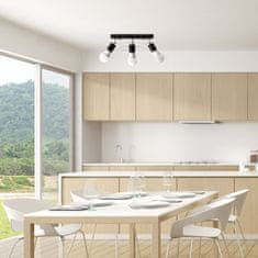 Toolight Stropni reflektor Plafond APP699-3C črn