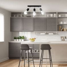 Toolight Stropni reflektor Plafond APP699-3C črn