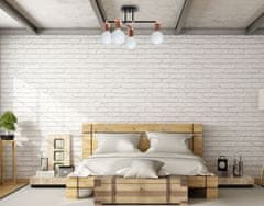 Toolight Viseča štirikotna stropna svetilka 392200 Pink Gold