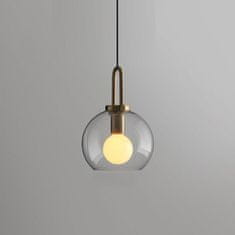 Toolight Stropna viseča steklena krogla 20cm APP629-1CP