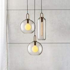 Toolight Stropna viseča steklena krogla 20cm APP629-1CP