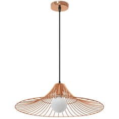 Toolight Loft Flat Circular Pendant stropna svetilka APP483-1CP Pink Gold