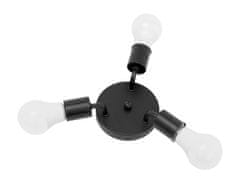 Toolight Stropna svetilka - Triple Plafond - Kovina APP701-3C Black