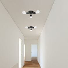 Toolight Stropna svetilka - Triple Plafond - Kovina APP701-3C Black
