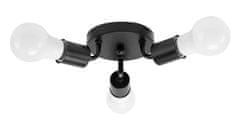 Toolight Stropna svetilka - Triple Plafond - Kovina APP701-3C Black