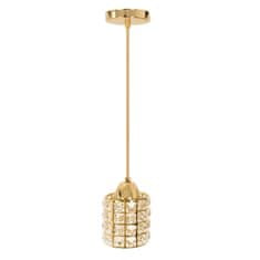 Toolight Kristalna stropna svetilka APP724-1CP Gold