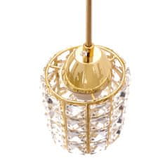 Toolight Kristalna stropna svetilka APP724-1CP Gold