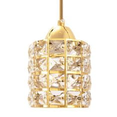 Toolight Kristalna stropna svetilka APP724-1CP Gold