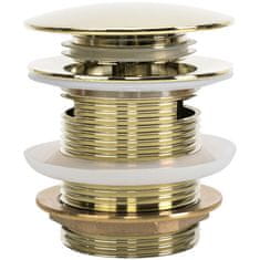 REA Klik-Klak univerzalni polnilnik za kopalno kad Gold 6cm