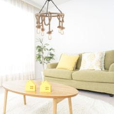 Toolight STROPNI LESTENEC OBESEK SVETILKA BOHO NIZ 5 E27 APP677-5CP