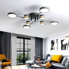 Toolight Stropna svetilka APP528-8C siva
