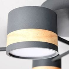 Toolight Stropna svetilka APP528-8C siva