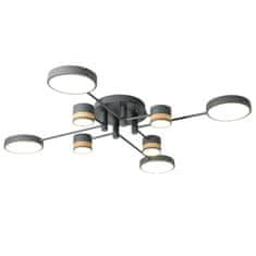 Toolight Stropna svetilka APP528-8C siva
