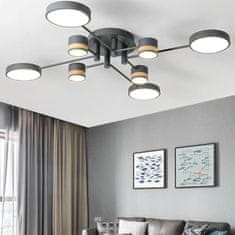 Toolight Stropna svetilka APP528-8C siva