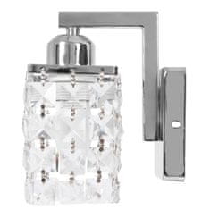 Toolight Kristalna kovinska stenska svetilka APP543-1W CHROM