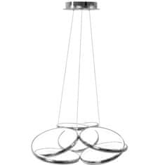 Toolight Moderna stropna svetilka LED + PILOT APP795-CP Flat Chrome