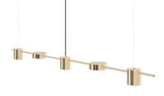 Toolight LED viseča stropna svetilka APP929-5CP Gold