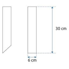 Toolight stropna svetilka moderna 30 CM APP572-1C črna