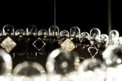 Toolight Stropna svetilka Crystal LED APP1041-CP + daljinski upravljalnik